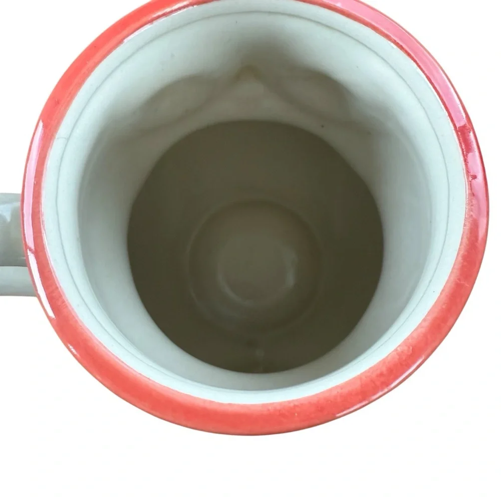 NATURE’S HOME CERAMIC OWL MUG – HAND-PAINTED FOLK FLORAL DESIGN